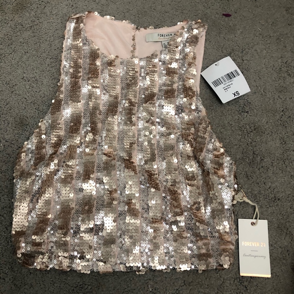 sequin top